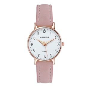 Watch Watch Fashion Casual Leather Celt Simple Watches Mesdames Small Dial Quartz