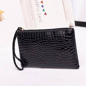 2021 Nuevas carteras de mujer Moda Lady Pulsera Bolsos Bolsa de dinero larga Cremallera Monedero Tarjetas ID Titular Embrague Mujer Cartera PU Le207Q