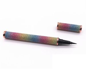 2021 Le plus récent 12 styles stylo eye-liner auto-adhésif sans colle sans magnétique pour faux cils crayon eye-liner imperméable de qualité supérieure