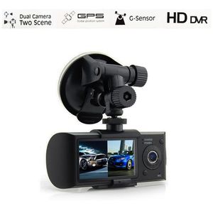 2021 Nieuwste Dual Camera Auto DVR-camera's R300 Externe GPS 3D G-Sensor 2 7 TFT LCD X3000 FHD 1080P Cam Video Camcorder Cyclus 2655