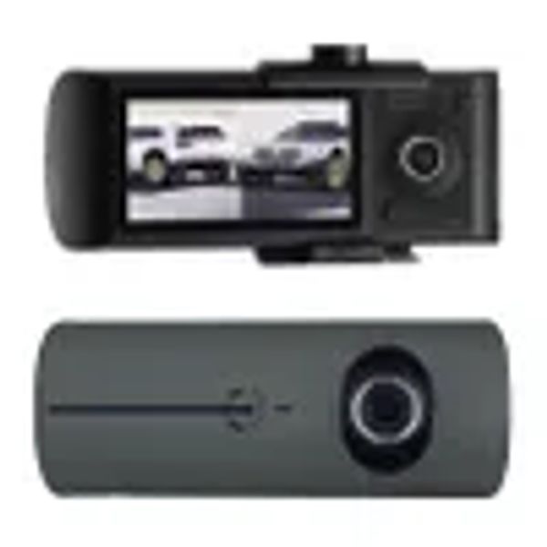 2021 plus récent double caméra voiture DVR caméras R300 GPS externe 3D GSensor 2 7 TFT LCD X3000 FHD 1080P caméscope vidéo Cycle 291H ZZ