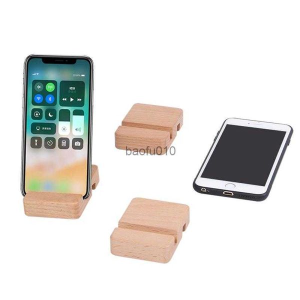 2021 plus récent support de support de bureau de téléphone portable en bois massif universel pour téléphone portable tablette PC E-reader supports de téléphone portable Accessori L230619