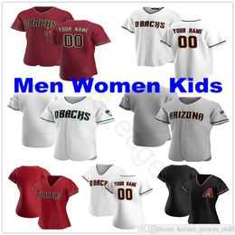 2021 Noticias Camisetas de béisbol personalizadas # 51 Randy Johnson 20 Luis González David Peralta Robbie Ray Archie Bradley Cosido Hombre Mujer Niños Jóvenes