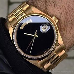 2021 Nieuws Watch Men18K Gold Sapphire Glass Roestvrij Automatische Mens Watches Sport Male polshorloges2726