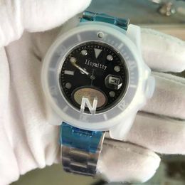 Nieuws Horloges Top V3-versie ETA 2813 polshorloge 50M waterdicht saffier keramische bezel Glide Lock herenhorloge roestvrij ST9 massieve sluiting