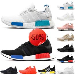 2021 NMD R1 V2 Mannen Dames Running Schoenen Outdoor Triple Black White Og Thunder Pink Mens Womens Trainers Sport Sneakers Maat 36 -45