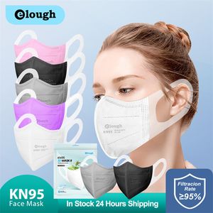 KN95 Masques respirateurs certifiés élastique en coton blell 3D jetable respirant mince joint en acier