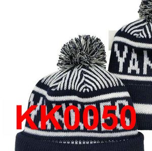 2021 NY Baseball Beanie North American Team Side Patch Winter Wool Sport Knit Hat Skull Caps A2