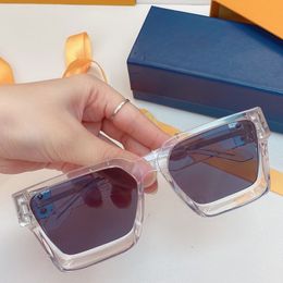 2021 officiële nieuwste transparante zonnebril 1165W miljonair bril mode vakantie vierkant frame topkwaliteit met originele doos s2790