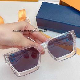 2021 officiële nieuwste transparante zonnebril 1165W miljonair bril mode vakantie vierkant frame topkwaliteit met originele box set levering