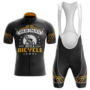 2024 OUDE MAN Fiets fietsentrui Mtb Mountain Bike Clothing Men Korte set Ropa Ciclismo Bicycle -kleding Maillot Culotte