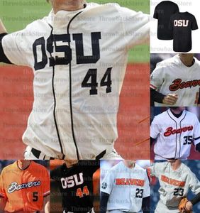 2021 Oregon State Beavers OSU College Baseball Jerseys Nick Madrigal 35 Adley Rutschman 23 Jacoby Ellsbury tout nom numéro 9772053