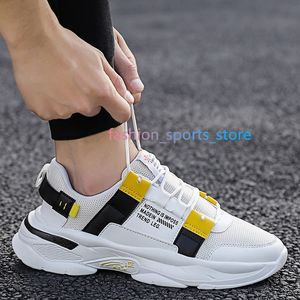 Chaussures de course légères pour hommes, baskets de Sport d'athlétisme en plein air, respirantes, noires, L6, nouvelle collection 2021