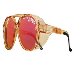 2021 fosses viper TR90 cadre lentille miroir coupe-vent cyclisme Sport UV400 Protection fosses lunettes de soleil polarisées pour hommes femmes255h