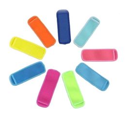 2021 Popsicle Sleeve Hot low prices high quality Popsicle Holders Pop Ice Sleeves Freezer Pop Holders 8x16cm Fast Shipping