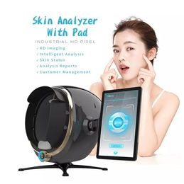 2021 Portable 120 GB digitale huidscanner 3D Magic Mirror Analysis Facial Skin Analyzer Machine voor rimpelacne