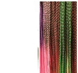 2021 pré-étiré facile tresse cheveux de haute qualité Ombre Jumbo tressage cheveux synthétiques Crochet tresses Extensions de cheveux bateau rapide