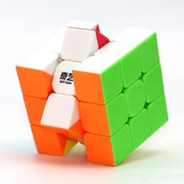 2021 Qiyi Speed ​​Cube Magic Rubix Cube Warrior 5.5cm Easy Draaien Sticker Gratis Duurzaam voor Beginnersspelers