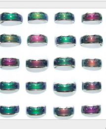 2021 Kwaliteit Gemengde maat 100 stuks Kleurverwisselbare stemmingsring 6 mm breed 26gpc1933133