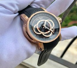 2021 Reef Tigerrt Designer Sport Watches for Men Rose Gold Quartz Watch con cronógrafo y fecha relajante Hombre RGA3063 2103034620323