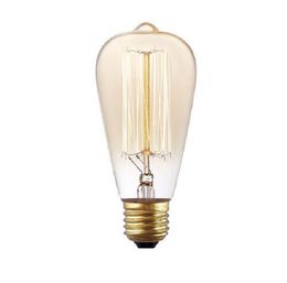 2021 Retro Edison gloeilamp E27 110V 220V 40W ST64 A19 T10 T45 T185 Filament vintage ampoule gloeilamp Edison Lamp