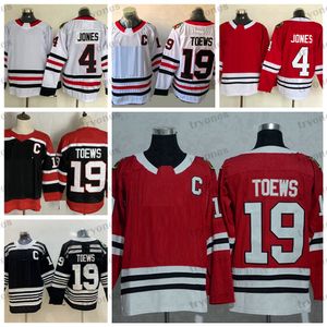 Maillots de hockey rétro inversés pour hommes, chemises classiques d'hiver, 19 Jonathan Toews, 4 Seth Jones, 2021