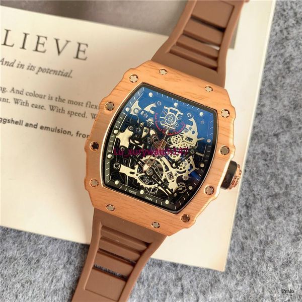 2021 RM Luxury Men's Watch Military Fashion Designer Watch Sports Swiss Brand Watch Gift