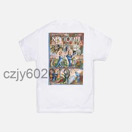 2021 Rondhals Regelmatig kith New Yorker Justicee T-shirt Korte mouw Martin Luther King Co BrandDo1H6