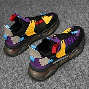 2021 Running Shoes Dik-Soled Daddy Male Zomer Koreaanse Mode Casual Schoen Grote Size Ademend Sneakers Run-Shoe # A00019