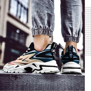 2021 Running Shoes Dik-Soled Tennis Mannen Wit Zwart Zomer Koreaanse Mode Casual Schoen Grote Size Ademend Sneakers Run-Shoe # A00020