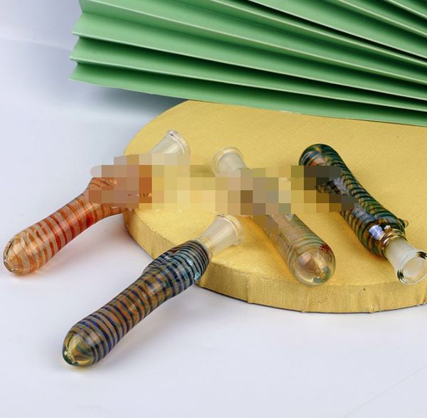 2021 vente Kit de collecteur de nectar de verre avec embouts de quartz Dab Straw Oil Rigs Silicone Pipe à fumer pipe en verre accessoires pour fumer dab