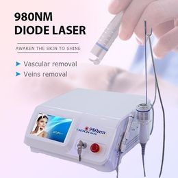 2021 Salon Kliniek Gebruik 30W 980nm Laserdiode Snelle Pijnloze Spider Vein Remover Acne Behandeling Machine met Factory Prijs