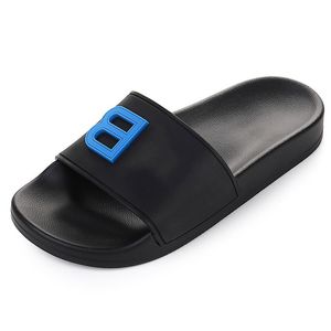 2021 seizoen plat slippers vrouwen mannen sandalen lente en zomer mode grote b brief decoratie slijtvaste antislip soles outdoor beach topkwaliteit