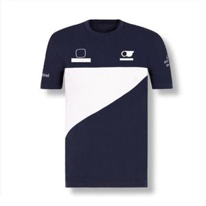 Saison 2021 T-shirt de course de Formule 1 équipe F1 uniforme d'usine été à manches courtes hommes et femmes du même style289r