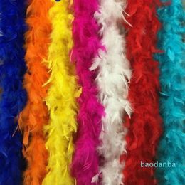 2021 Verkoop van meerdere kleuren maraboe-verenboa voor themafeest Burlesque Boa's 244S