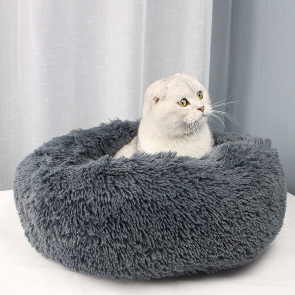 Canapé-lit rond en peluche pour chiens et chats, produit de vente, maison pour grands Labradors, maison pour animaux de compagnie, Center de livraison directe, 2021