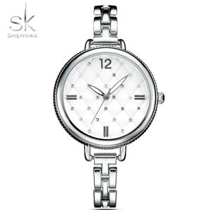 2021 Shengke Brand Women Watch Ladies Quartz kijkt Lady polshorloge Feminino Mujer Crystal Z1