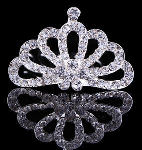 2021 Clip de cheveux en strass brillant Small Girls Girls Diadem Crown Tiara Children Bijoux Accessoires pour ornements Baby Hairpin3273433