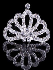 2021 Brillant Strass Pince à cheveux Petites filles Diadème Couronne Tiara Enfants Tête Bijoux Accessoires pour Ornements Bébé Hairpin2911905