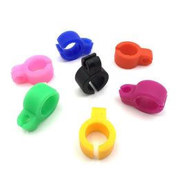 2021 Silicone Sigaret Houder Blunt Joint Cigarillo Sigaar Rolling Paper Cone Finger Ring Regelmatige Maat Rookhulpmiddelen