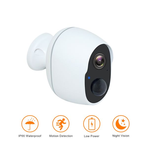 SN-S1 caméras IP 1080P PIR faible consommation d'énergie étanche sans fil Surveillance de sécurité intelligente Wifi batterie caméra de vidéosurveillance