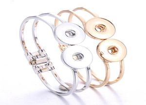 2021 Bracelet à boutons instantanés Fit 18 mm Bijoux 2 Charms Silver Gold For Women Men Fashion62032299301738