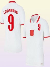 2021 Soccer Jersey Polos Home Away T Shirts 21 22 Red White Piszczek Milik Polen Jeugd Lewandowski Jerseys Adult Kids Kit voetbaluniformen Jerseys1894645