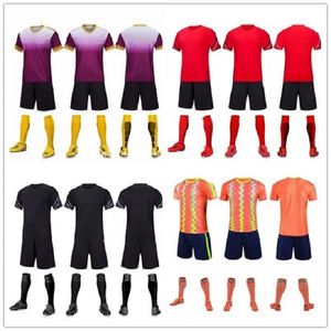 2021 Soccer Jersey Sets Smooth Royal Blue Football Sweat Absorberend en Ademend Children's Training Pak 00003