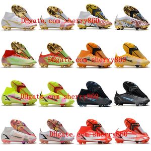 2021 Voetbalschoenen Collectie Superfly 8 Elite FG Voetbalschoenen Comfortabele Schoenplaten Neymar Cristiano Ronaldo CR7 Man Sport Sneakers