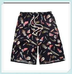 2021 Short de football Summer Style chaud coton et lin imprimé grand pantalon Beach Matias Loose Matias BBB333