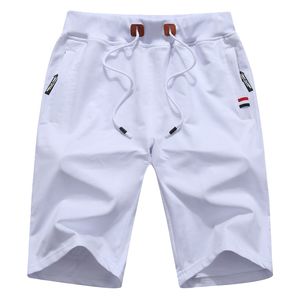 2021 Solid Men's Shorts Zomer Mens Beach Wear Katoen Casual Mannelijke Sport Korte Pant Homme Merk Kleding