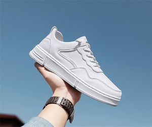 2021 Lente Outdoor Running Sneakers Trendy Schoenen Heren Ademend Wit Grijs All-match Fashion and Women's Size39-44