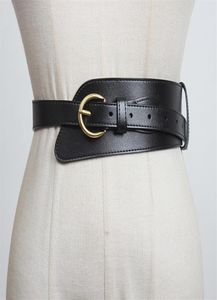 2021 primavera donna cintura in pelle designer marchio moda cinture larghe cappotti nero marrone corsetto rosso beige verde caffè J1209265T2635404