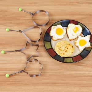 Moule à œufs frits en acier inoxydable 2021, 6 formes, anneau de crêpes, façonneur, outils de cuisine, façonneur d'œufs frits